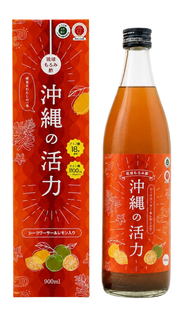 琉球もろみ酢 沖縄の活力 シークワーサー＆レモン入り 商品画像